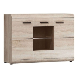 Μπουφές 36134-LN-21V Φυσικό 120x86.5x42cm Μελαμίνη