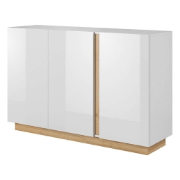 Μπουφές 36146-ARCW-21 Λευκό+Grandson 138.2x90.5x40cm Μελαμίνη