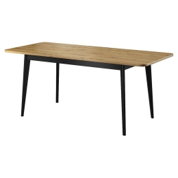 Τραπέζι επεκτεινόμενο 41110-NR-ART Artisan+Μαύρο 140-180x76x80cm Μελαμίνη