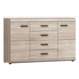 Μπουφές 36134-LNs-21 140x86,5x42cm Natural Μοριοσανίδα
