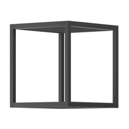 Ραφιέρα Τοίχου 38106-ENJ-M-30 30x30x35cm Anthracite-Black