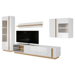 Σύνθεση 36146-ARCW2 298x194x40cm Natural-White
