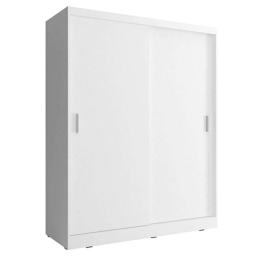 Ντουλάπα Δίφυλλη Συρόμενη 24114-WKw-150 150x200x62cm White Δίφυλλη Μοριοσανίδα