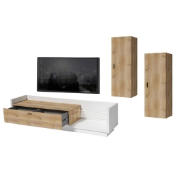 Σύνθεση Talina (Σετ 3Τμχ) Talina_36_ec 270x175x48cm Oak-White