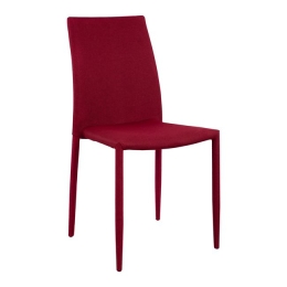 ΚΑΡΕΚΛΑ TETA HM0065.04 ΜΕ ΥΦΑΣΜΑ ΚΟΚΚΙΝΟ 44X54,5X89 εκ.