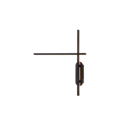 Φωτιστικό Τοίχου - Απλίκα Led 1945 20W 3000K 100 Lm Black Αλουμίνιο