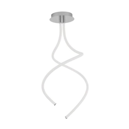 Φωτιστικό Οροφής - Πλαφονιέρα Led 1952 84W 3000K 65Lm Chrome Μέταλλο
