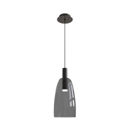 Φωτιστικό Οροφής Led 1965 5W 3000K 90Lm Grey-Black Μέταλλο,Γυαλί