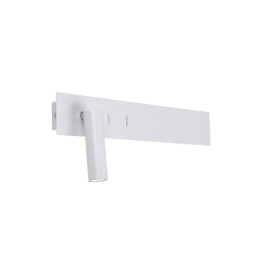 Φωτιστικό Τοίχου - Σποτ Led H-52 3W+5W+5W 3000K 85Lm White Αλουμίνιο