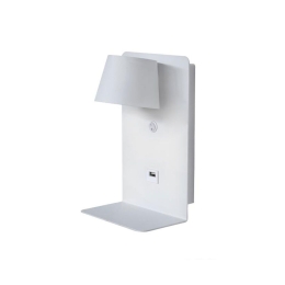 Φωτιστικό Τοίχου - Απλίκα Led H-60 7W 3000K 85Lm White Αλουμίνιο