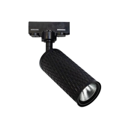 Σποτ Ράγας Τριφασικό Led S062-24 9W 3000K 80Lm Black Αλουμίνιο