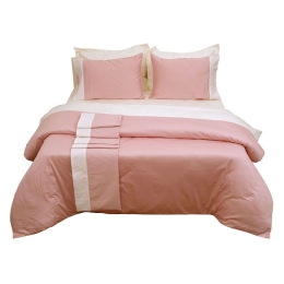 Πάπλωμα Διπλής Όψεως Luxury Bicolour 4 Blush Pink/Ivory Anna Riska Υπέρδιπλo 220x240cm 100% Βαμβακοσατέν