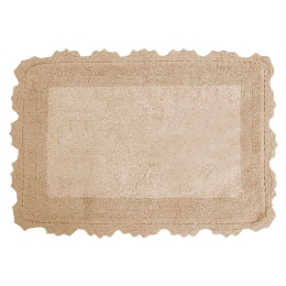 Πατάκι Μπάνιου Des. Lace Beige Anna Riska 50 X 80 50x80cm 100% Βαμβάκι