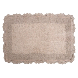 Πατάκι Μπάνιου Des. Lace Linen Anna Riska 50 X 80 50x80cm 100% Βαμβάκι
