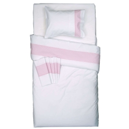 Κουβερλί Βρεφικό Σχ. Ρόμπιν Pink Viopros 120x160cm 100% Βαμβάκι