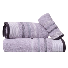 Πετσέτα Χαβάη Grey Viopros Προσώπου 50x100cm 100% Βαμβάκι