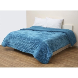 Κουβερτοπάπλωμα Toronto Ocean Blue Anna Riska Υπέρδιπλo 220x240cm Silicon Fiber