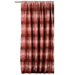 Κουρτίνα Adelle Με Τρέσα 3 Terracotta Anna Riska 140X270cm Πολυέστερ