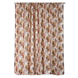 Κουρτίνα Aquarella Με Τρέσα 7 Blush Pink Anna Riska 140X270cm 100% Βαμβάκι
