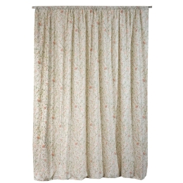 Κουρτίνα Freya Με Τρέσα 7 Blush Pink Anna Riska 140X270cm 100% Βαμβάκι