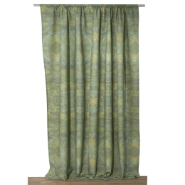 Κουρτίνα Mel Με Τρέσα Green Anna Riska 280x270 100% Βαμβάκι