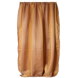 Κουρτίνα Mε Τρέσα 12540 5 Terracotta Viopros 140X270cm Πολυέστερ