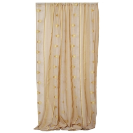 Κουρτίνα Mε Τρέσα 8504 Ecru Viopros 140X270cm Πολυέστερ