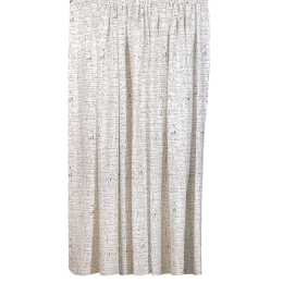 Κουρτίνα Mε Τρέσα Άλγεβρα White Viopros 135x270 Πολυέστερ