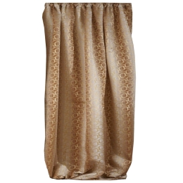 Κουρτίνα Mε Τρέσα Ρεβέκα Beige Viopros 280x270 Πολυέστερ