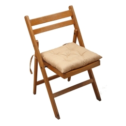 Μαξιλάρι Καρέκλας 583 7 Beige Viopros 40Χ40 100% Βαμβάκι