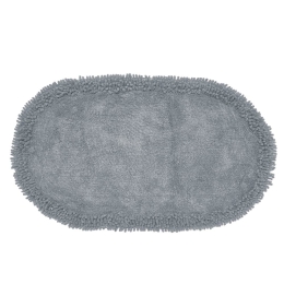 Ταπέτο Μπάνιου Ρέμι Grey Viopros 45x75cm 100% Βαμβάκι