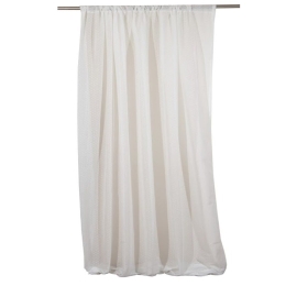 Κουρτίνα Με Τρέσα Κονφετί White Viopros 140X270cm Πολυέστερ