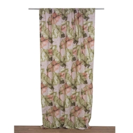 Κουρτίνα Με Τρέσα Αλίνα Green Viopros 140X270cm Πολυέστερ