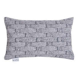 Μαξιλάρι Διακοσμητικό 1444 Grey Anna Riska 32x52 Chenille