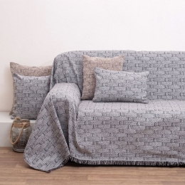 Ριχτάρι 1444 Grey Anna Riska Διθέσιο 180x240cm Chenille