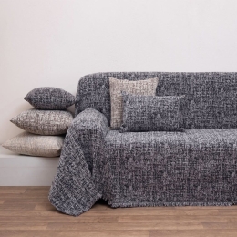 Ριχτάρι 1445 Anthracite Anna Riska Τετραθέσιο 180x320cm Chenille