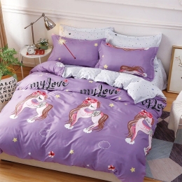 Κουβερλί Παιδικό 5402 Lila Viopros Μονό 160x240cm Microfiber-Polyester