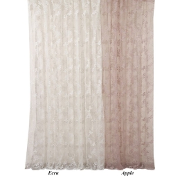 Κουρτίνα Πεταλούδες Με Τρέσα Apple Viopros 140X270cm 140x270cm Πολυέστερ