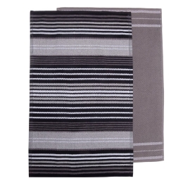 Ποτηρόπανα Ζακάρ 362 (Σετ 2τμχ) Multi Viopros 40x60cm 100% Βαμβάκι