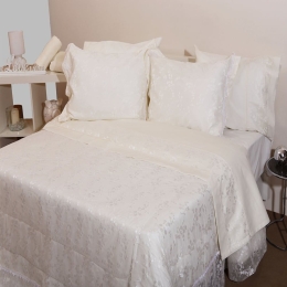 Σεντόνια 1017 (Σετ 4τμχ) Ecru Viopros Υπέρδιπλo 240x260cm 100% Βαμβάκι