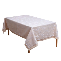 Τραπεζομάντηλα 5574 (Σετ 2τμχ) Beige Viopros 140X180 140x180cm Πολυέστερ