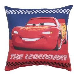Μαξιλάρι Διακοσμητικό (Με Γέμιση) Παιδικό Cars 29 Blue Viopros 40Χ40 100% Βαμβάκι
