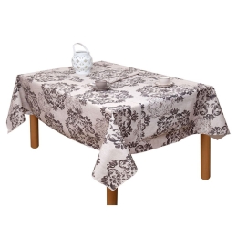 Τραπεζομάντηλο Αλέκιαστο Σεσίλ Beige Viopros 140X220 Βαμβάκι-Πολυέστερ