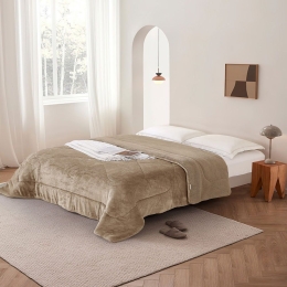 Κουβερτοπάπλωμα Μοντάνα Beige Viopros Υπέρδιπλo 220x240cm Silicon Fiber