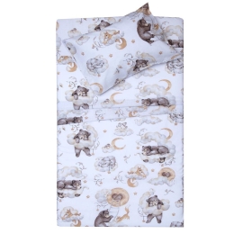 Κουβερλί Βρεφικό Ντριμ White Viopros 120x160cm 100% Βαμβάκι