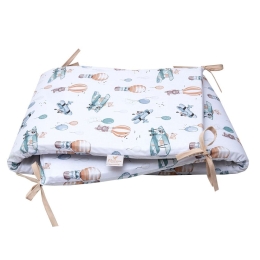 Πάντα Κούνιας Έλιοτ White Viopros 40x165cm 100% Βαμβάκι
