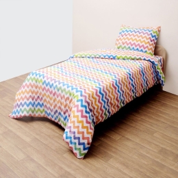 Σεντόνια Χάρπερ (Σετ 3τμχ) Multi Viopros Ημίδιπλο 180x275cm 100% Βαμβάκι