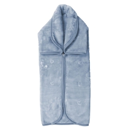 Υπνόσακος Βρεφικός Βελουτέ Bear 6 Lake Blue Anna Riska 0-1 ετών 80x110cm Πολυέστερ