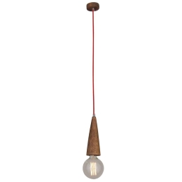 Φωτιστικό Οροφής Κρεμαστό HL-029R-1 77-2725 Melody Aged Wood  Homelighting Ξύλο
