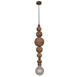 Φωτιστικό Οροφής Κρεμαστό HL-039R-1P 77-2735 Melody Aged Wood  Homelighting Ξύλο